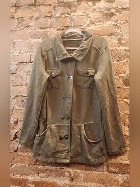 Like New! prAna Tori Military-Style Olive Green Jacket Size L